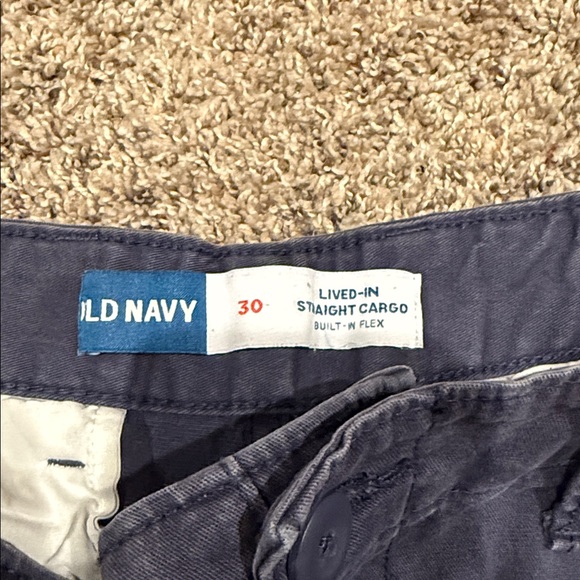 Old Navy Dark Blue Cargo Shorts - Picture 2 of 3